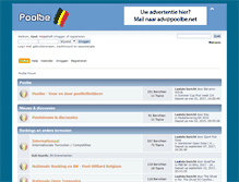 Tablet Screenshot of forum.poolbe.net